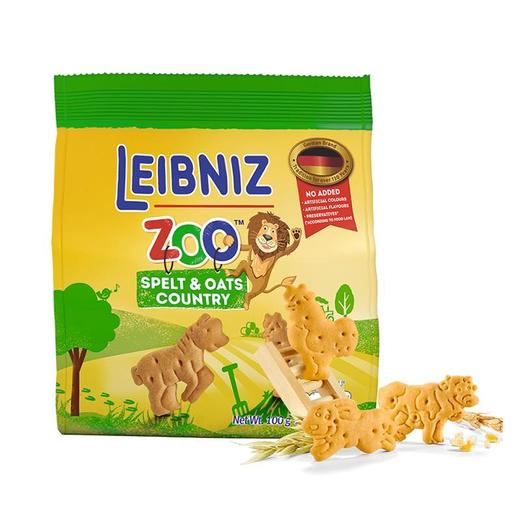 百乐顺农场动物型燕麦饼干 100g 商品图0