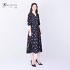 SAINT L’UCK/圣媛新款中长款印花雪纺连衣裙SA220L30 商品缩略图0