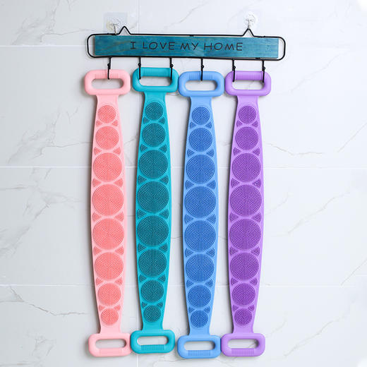 【买1送1】爆款硅胶搓澡神器  硅胶搓澡条 洗澡巾搓澡巾 商品图4