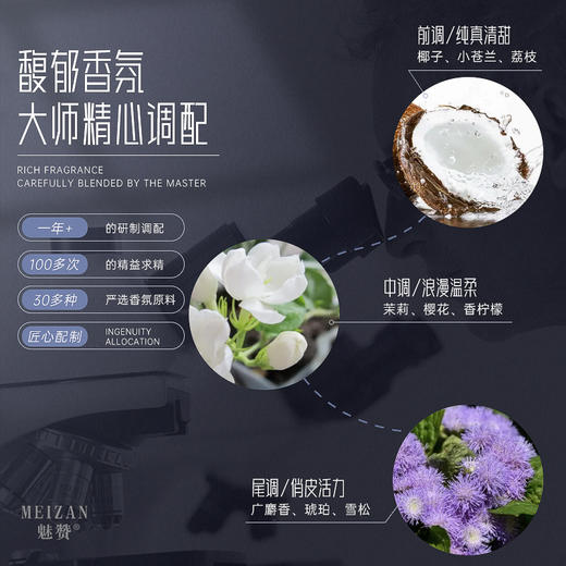 魅赞滋润养肤嫩滑奢养高光沐浴露 商品图6