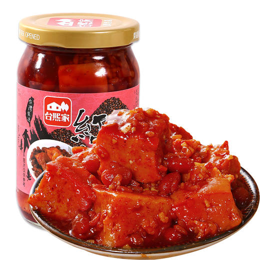 KJ 台湾特产   台熙家红曲豆腐乳  380g 效期至23年2月3日 商品图0