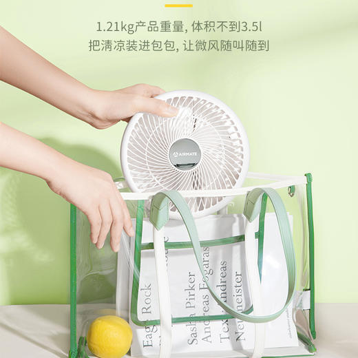 艾美特循环扇落地扇家用伸缩折叠风扇遥控充电便携式台式静音电扇 商品图1