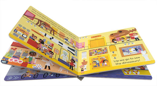 小小世界 城市里 英文原版 Little World In the City 幼儿互动纸板游戏书 机关书 英文版进口原版英语书籍 商品图1