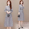 YWE  M21058碎花连衣裙修身气质减龄时尚 商品缩略图4