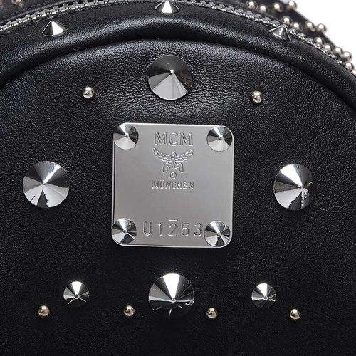 MCM/MCM 女士黑色牛皮双肩包 6SVE71 商品图4