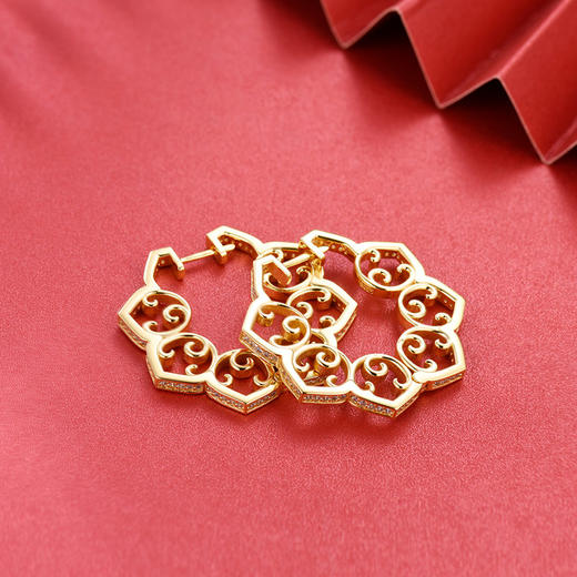 【采购专享】宫里的世界&BYJ 如意美满耳环 商品图3