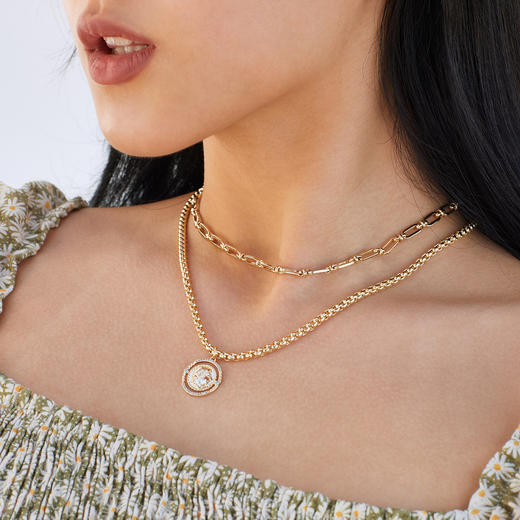 INBB030 大富翁-女王硬币双层项链｜INCH EDITION 暮光之城系列 商品图3