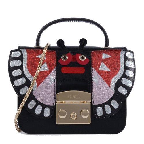 FURLA/芙拉 女士Saffiano皮革单肩斜挎手提包 小猪锁头包 904025 商品图0