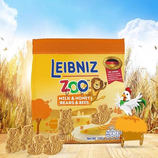 百乐顺动物型原味饼干100g 商品图4