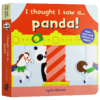 我好像看到了一只熊猫 英文原版绘本 I thought I saw a Panda 躲猫猫游戏互动操作纸板书 儿童英语启蒙认知 英文版进口原版书籍 商品缩略图3