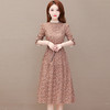 YWE  M21058碎花连衣裙修身气质减龄时尚 商品缩略图1
