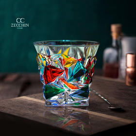 【ZECCHIN】意大利原产冰川系列手工威士忌洋酒杯350ml