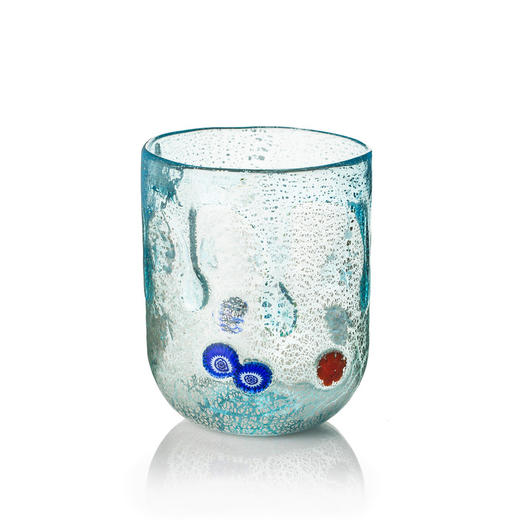 【ZECCHIN】意大利原产穆拉诺人鱼泪系列手工彩色玻璃酒水杯360ml 商品图3