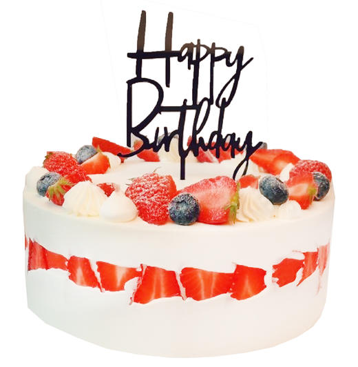 NO.308 ｜鲜甜草莓蛋糕｜动物奶油蛋糕 商品图0