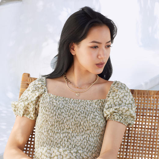 INBB030 大富翁-女王硬币双层项链｜INCH EDITION 暮光之城系列 商品图2