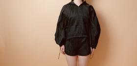 2021春夏新款——COMMXN短帽兜外套 墨绿色