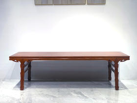 红桥红  家具严选  缅甸花梨（大果紫檀）【282上博 插肩榫大画案】