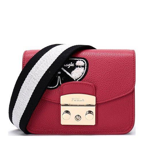 FURLA/芙拉 女士Saffiano皮革单肩斜挎包小猪锁头包  904034 商品图0