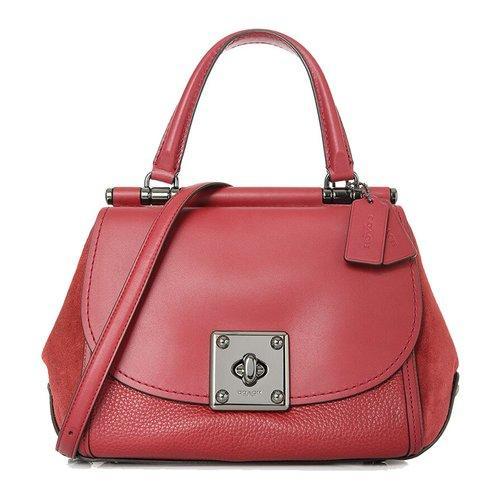 COACH/蔻驰女士Saffiano皮革单肩斜挎手提包38388 商品图0