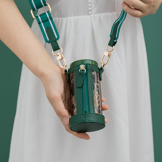 哲品 御花园迷你保温杯女便携小巧可爱茶水分离泡茶316不锈钢mini 商品图2