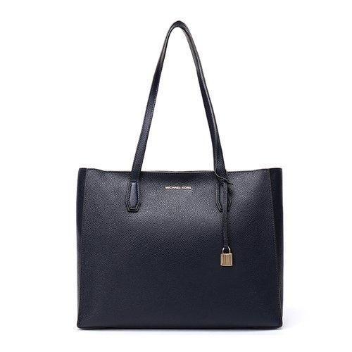 MichaelKors/迈克·科尔斯女士Saffiano皮革单肩手提包30T7GM9T7L深蓝色 商品图10