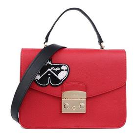 FURLA/芙拉 女士Saffiano皮革单肩斜挎包 小猪锁头包 904046