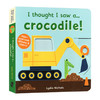 我好像看到了一只鳄鱼 英文原版绘本 I thought I saw a Crocodile 躲猫猫游戏互动操作纸板书 儿童英语启蒙读物 英文版原版书籍 商品缩略图0