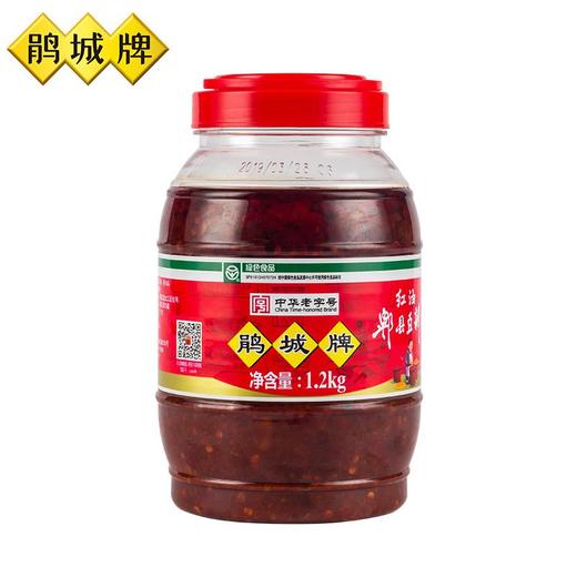 鹃城牌 中华老字号红油郫县豆瓣 1.2kg/罐 商品图0