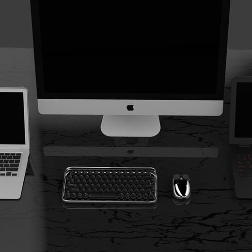 LOFREE 洛斐DOT圆点蓝牙机械键盘骑士套装 酷炫金属感舒适茶轴[福利品] 商品图2