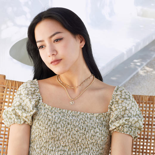 INBB030 大富翁-女王硬币双层项链｜INCH EDITION 暮光之城系列 商品图1