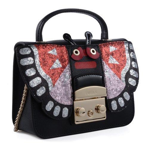 FURLA/芙拉 女士Saffiano皮革单肩斜挎手提包 小猪锁头包 904025 商品图2