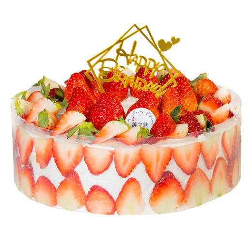NO.96｜草莓满满蛋糕｜动物奶油蛋糕 商品图0