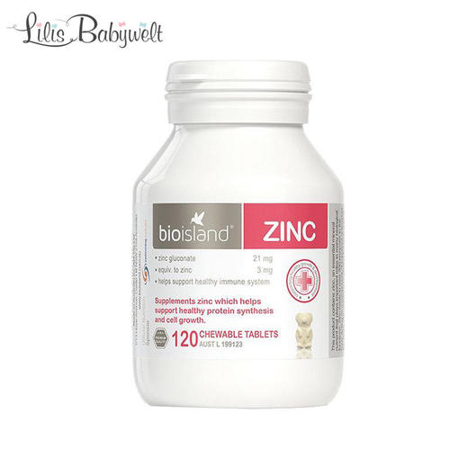 【保税备货】澳洲BioIsland婴幼儿补锌片咀嚼片 商品图1
