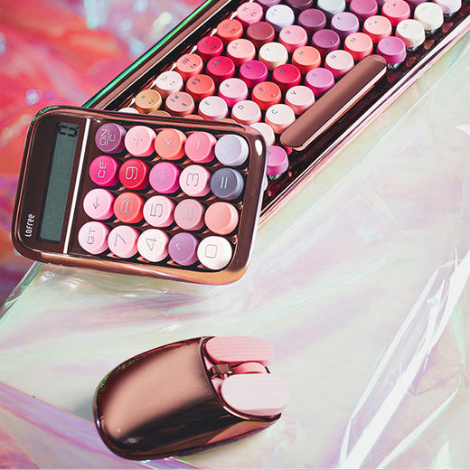 LOFREE 洛斐绽放玫瑰金无线鼠标 蓝牙轻松充电梦幻配色[福利品] 商品图6