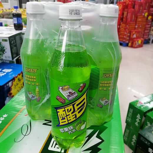 醒目汽水苹果味500ml 商品图0