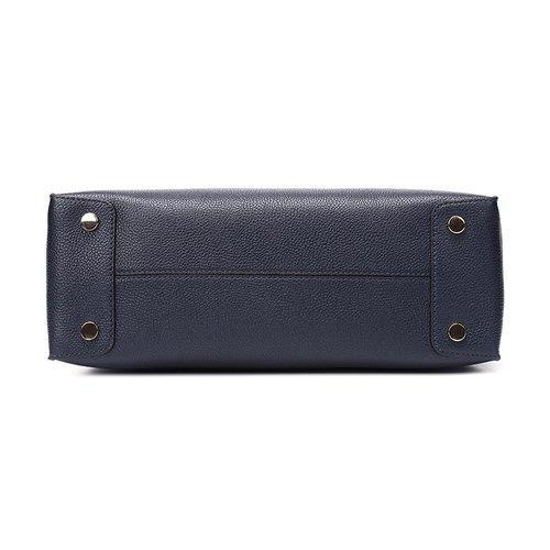 MichaelKors/迈克·科尔斯女士Saffiano皮革单肩手提包30T7GM9T7L深蓝色 商品图13