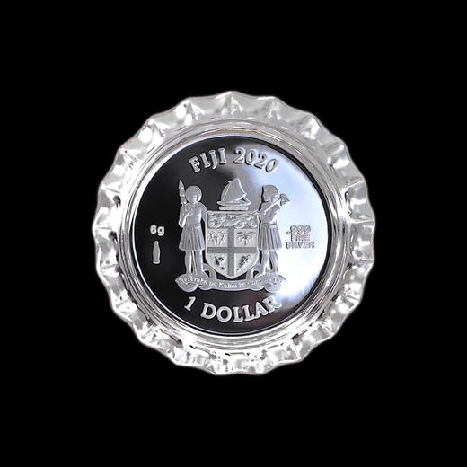 可口可乐瓶盖银币，中文限定版 斐济发行 商品图1