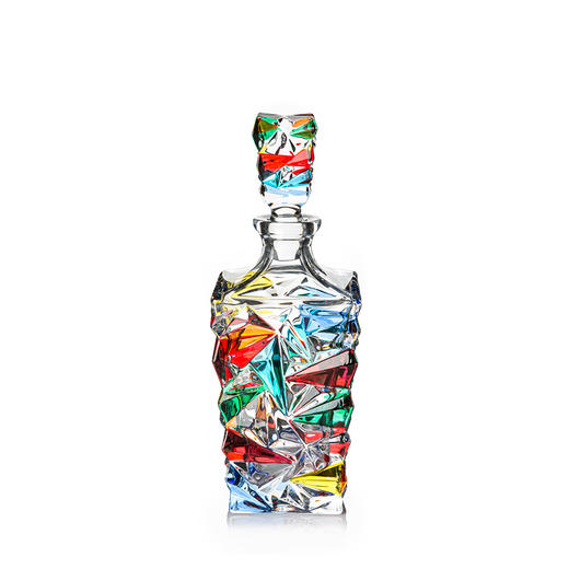 【ZECCHIN】意大利原产穆拉诺冰川系列手工玻璃威士忌酒壶900ml 商品图3