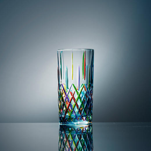【ZECCHIN】意大利原产圣殿系列威尼斯酒杯彩色玻璃杯子水杯360ml 商品图2