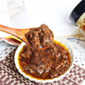 热卖【牛肉酱】一半都是牛肉粒，手工慢熬，入味鲜香