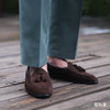Blake内缝工艺意大利小牛绒深棕色流苏乐福鞋 商品缩略图6