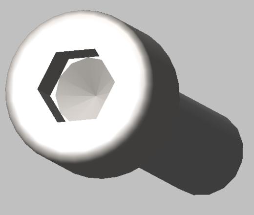 700101000024内六角圆柱头螺钉_M3×10_发黑_8.8级 商品图0