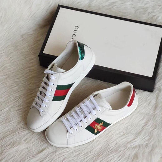 Gucci/古驰Ace蜜蜂刺绣休闲运动鞋-纳德隆国际卡8折 商品图1
