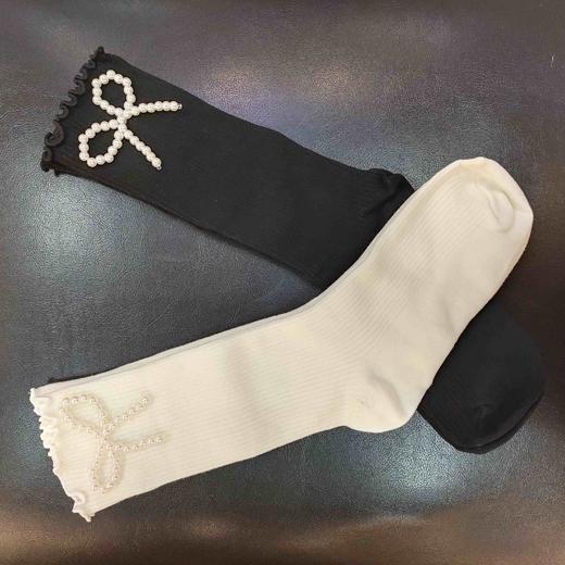 ZW珍珠蝴蝶  设计师款轻奢女袜 商品图3