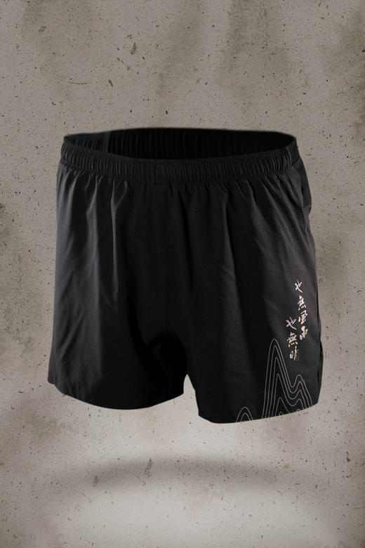 严素跑步运动短裤,东坡,训练款,带内衬,轻量,速干,透气,附袋 严素态度 商品图0