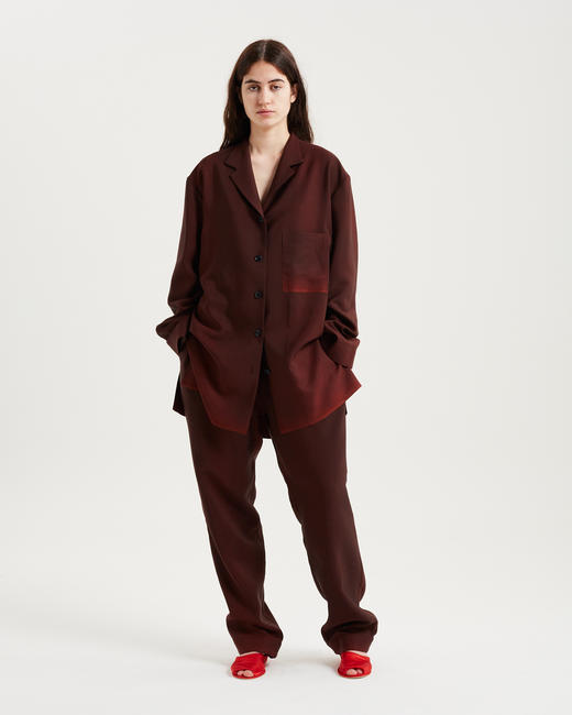 SAMUEL GUÌ YANG  — Shui Trouser 缎面休闲裤 商品图0