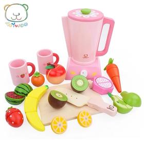 儿童木制过家家玩具仿真榨汁机