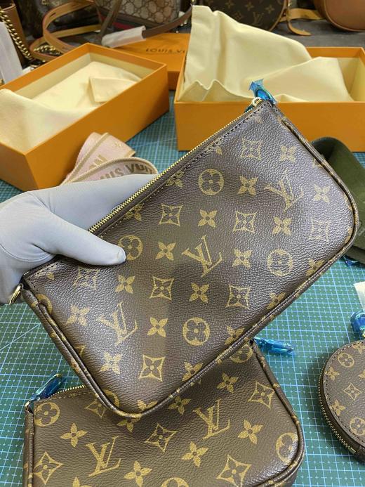 LV经典5合一，ding级原单，乱真无压力，限时特价🉐️，肩带可选绿色或粉色，全套礼盒包装 商品图6