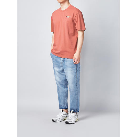 墨麦客男装2021夏季新款圆领简约印花短袖T恤男宽松全棉体恤70123 商品图3