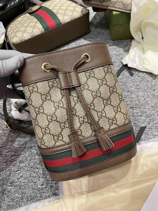 Gucci迷你水桶包，原单，对花对版，非低端，经典必入款 商品图5